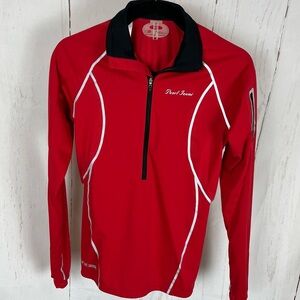Pearl Izumi Fly Evo Pullover in red medium Pro series vented cycling